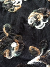 travel dress fabric.close up