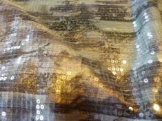 Sequinned sheer